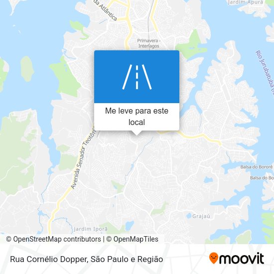Rua Cornélio Dopper mapa