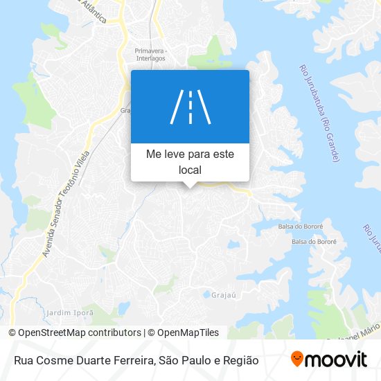 Rua Cosme Duarte Ferreira mapa