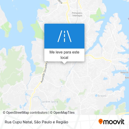 Rua Cupu Natal mapa