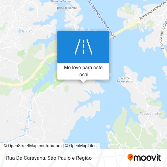 Rua Da Caravana mapa