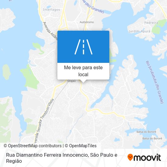 Rua Diamantino Ferreira Innocencio mapa
