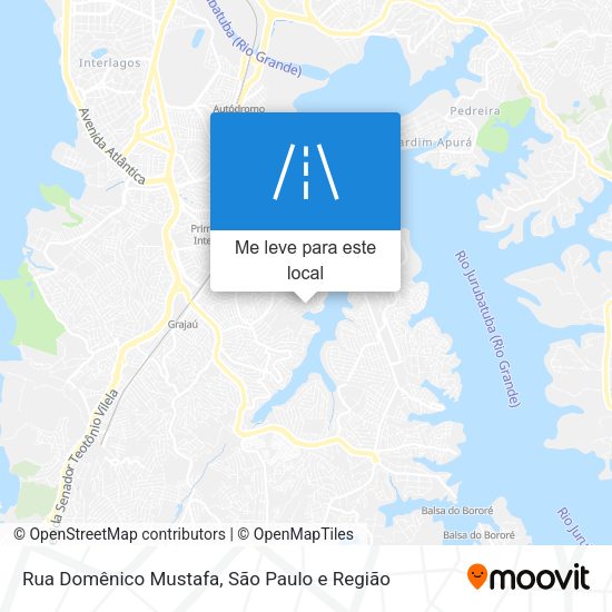 Rua Domênico Mustafa mapa