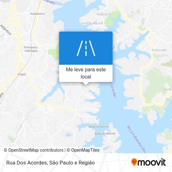 Rua Dos Acordes mapa