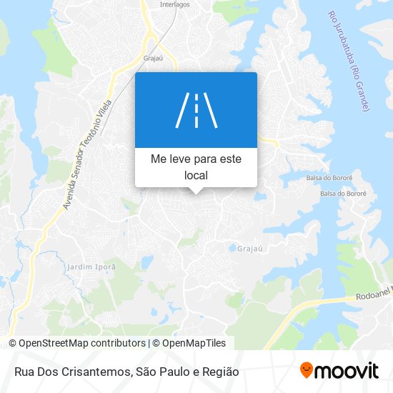 Rua Dos Crisantemos mapa