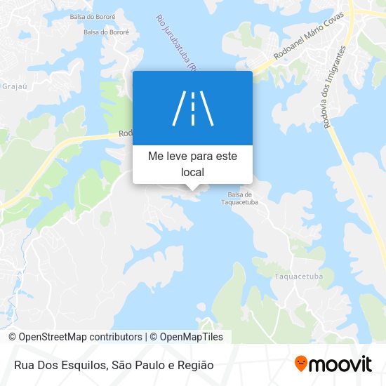 Rua Dos Esquilos mapa