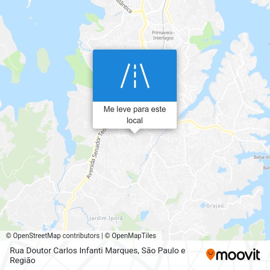 Rua Doutor Carlos Infanti Marques mapa