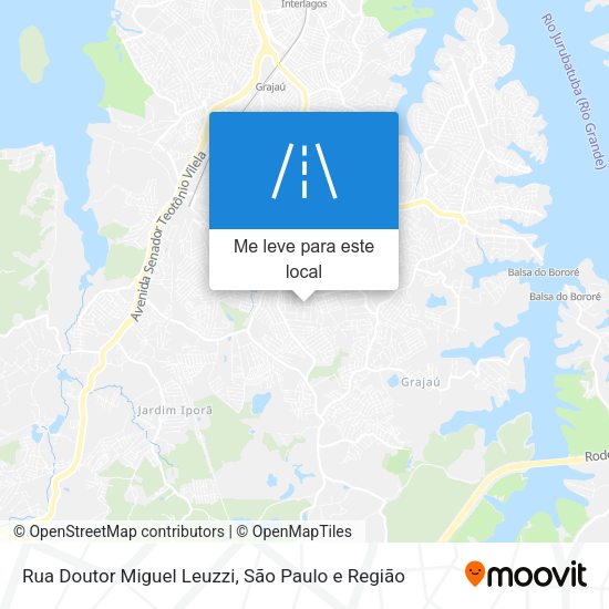 Rua Doutor Miguel Leuzzi mapa