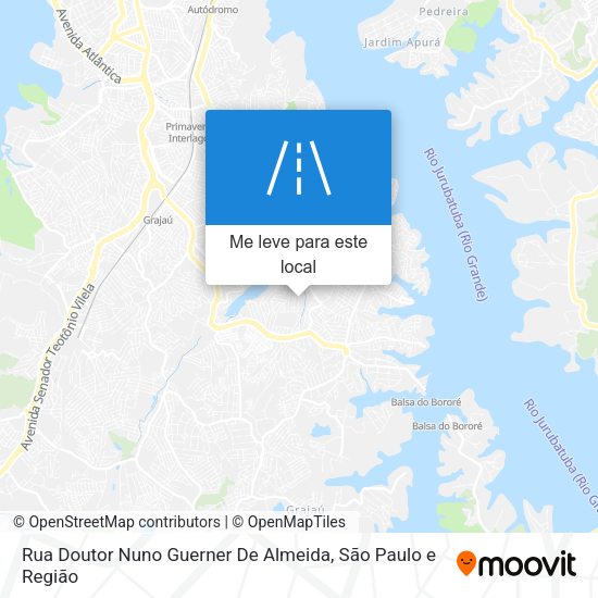 Rua Doutor Nuno Guerner De Almeida mapa