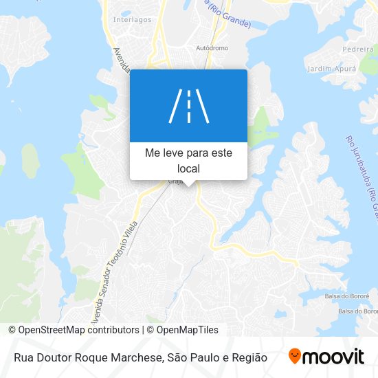Rua Doutor Roque Marchese mapa