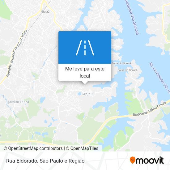 Rua Eldorado mapa