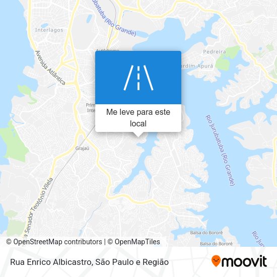 Rua Enrico Albicastro mapa