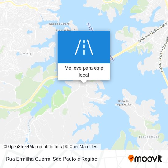 Rua Ermilha Guerra mapa
