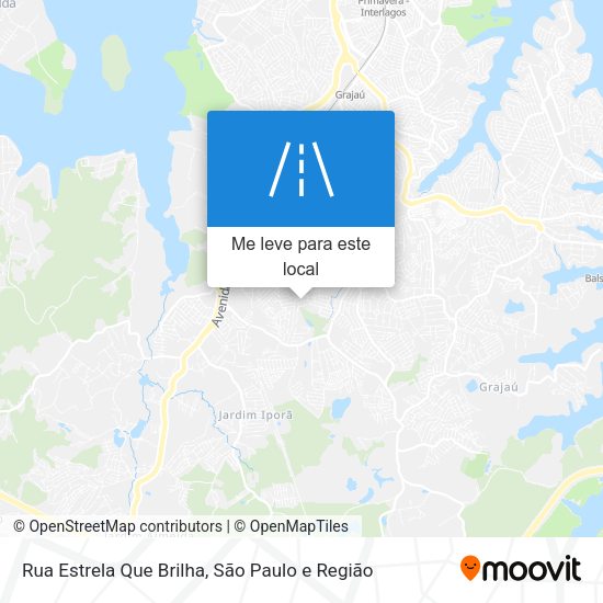 Rua Estrela Que Brilha mapa