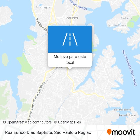 Rua Eurico Dias Baptista mapa