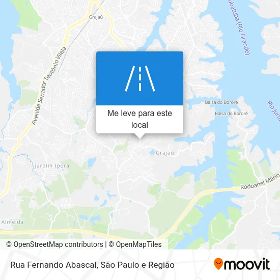 Rua Fernando Abascal mapa