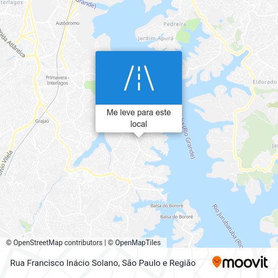 Rua Francisco Inácio Solano mapa