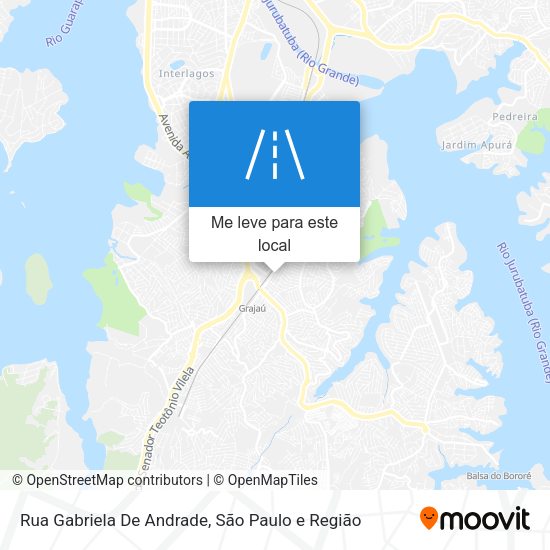 Rua Gabriela De Andrade mapa