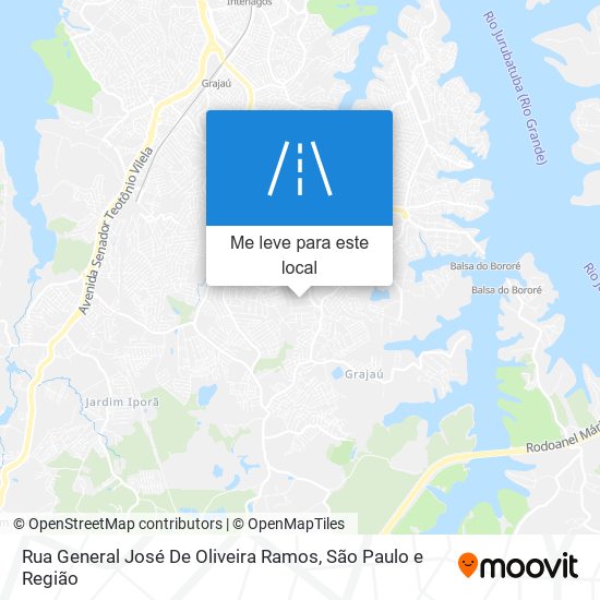 Rua General José De Oliveira Ramos mapa