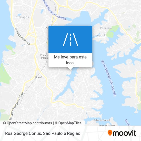 Rua George Conus mapa