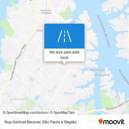 Rua Gertrud Baumer mapa