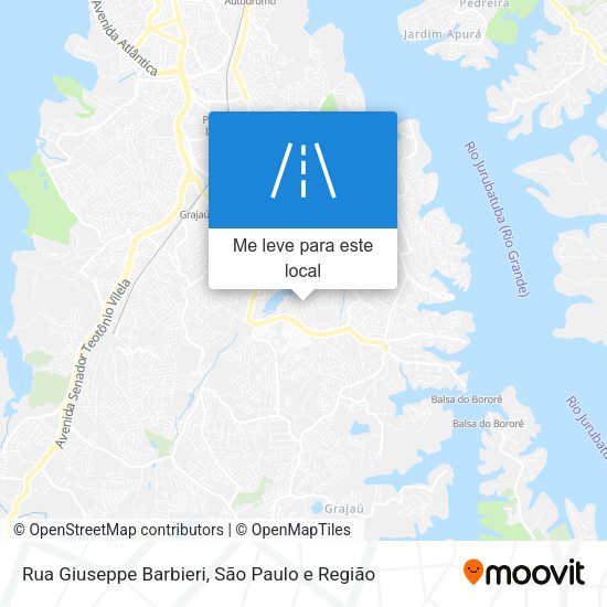 Rua Giuseppe Barbieri mapa