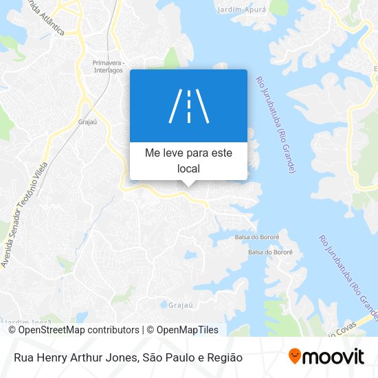 Rua Henry Arthur Jones mapa