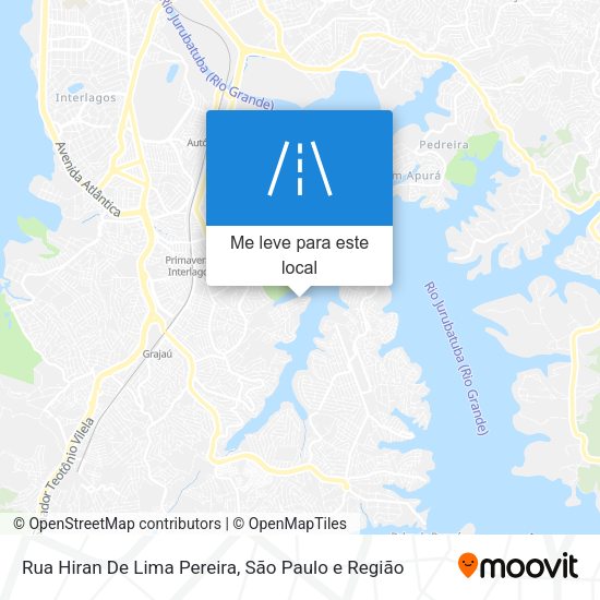 Rua Hiran De Lima Pereira mapa