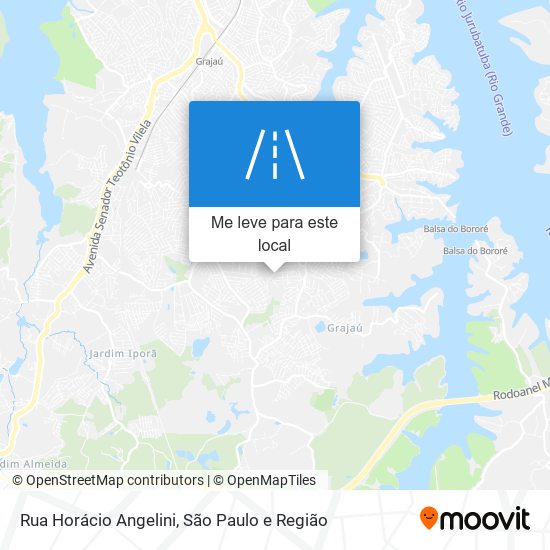 Rua Horácio Angelini mapa