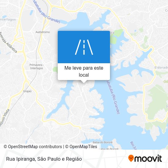 Rua Ipiranga mapa