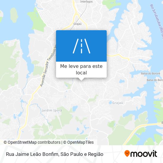 Rua Jaime Leão Bonfim mapa