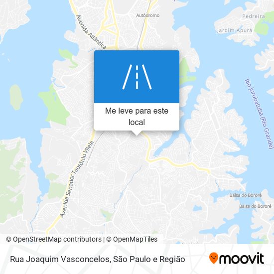 Rua Joaquim Vasconcelos mapa