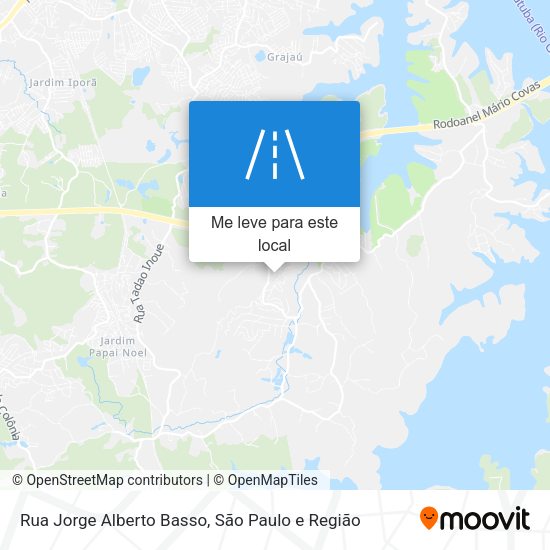 Rua Jorge Alberto Basso mapa