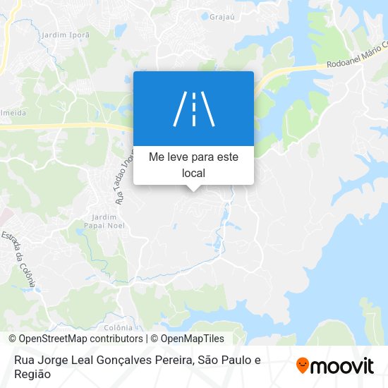Rua Jorge Leal Gonçalves Pereira mapa