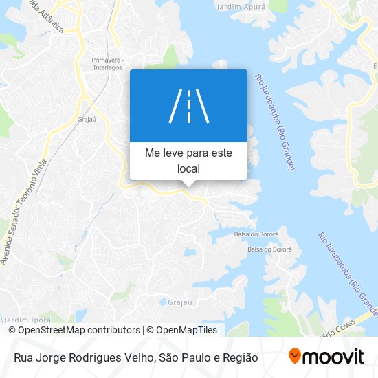 Rua Jorge Rodrigues Velho mapa