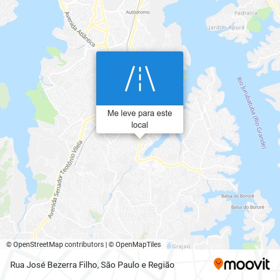 Rua José Bezerra Filho mapa