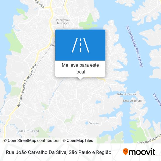 Rua João Carvalho Da Silva mapa