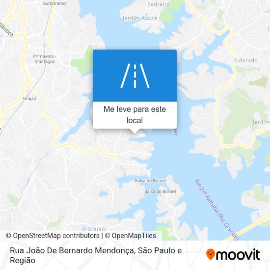 Rua João De Bernardo Mendonça mapa