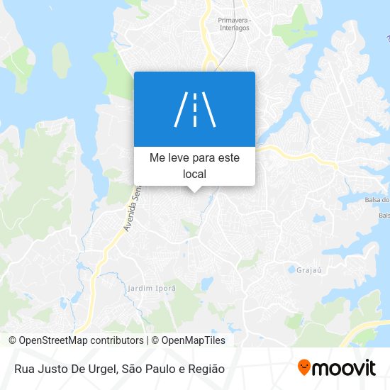 Rua Justo De Urgel mapa