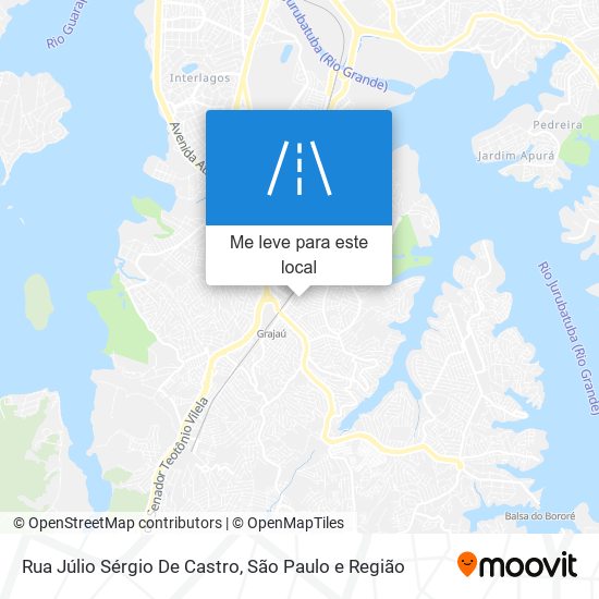 Rua Júlio Sérgio De Castro mapa