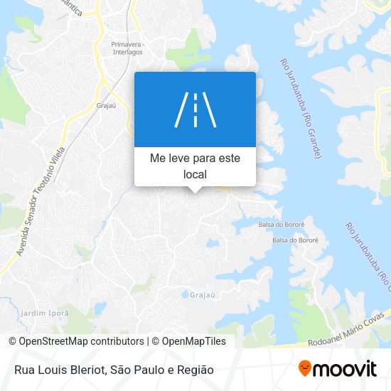 Rua Louis Bleriot mapa