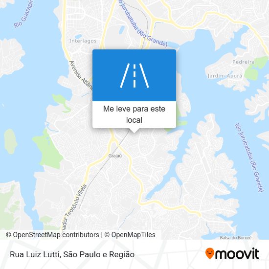 Rua Luiz Lutti mapa