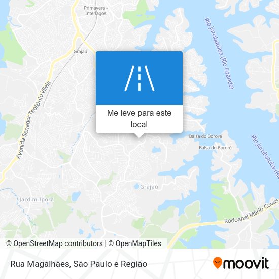 Rua Magalhães mapa