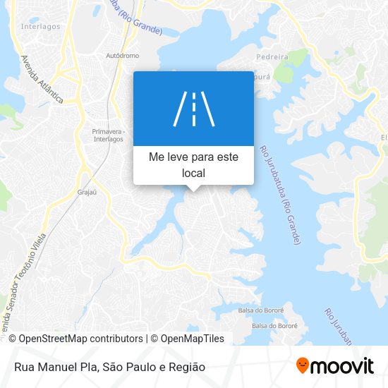 Rua Manuel Pla mapa