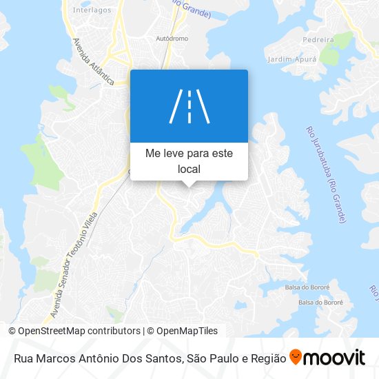 Rua Marcos Antônio Dos Santos mapa