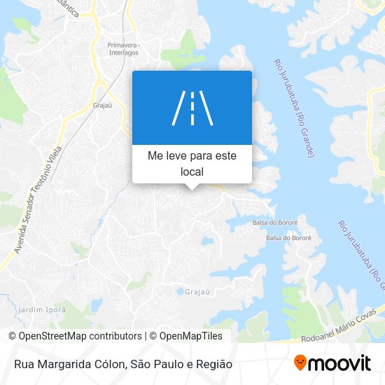 Rua Margarida Cólon mapa
