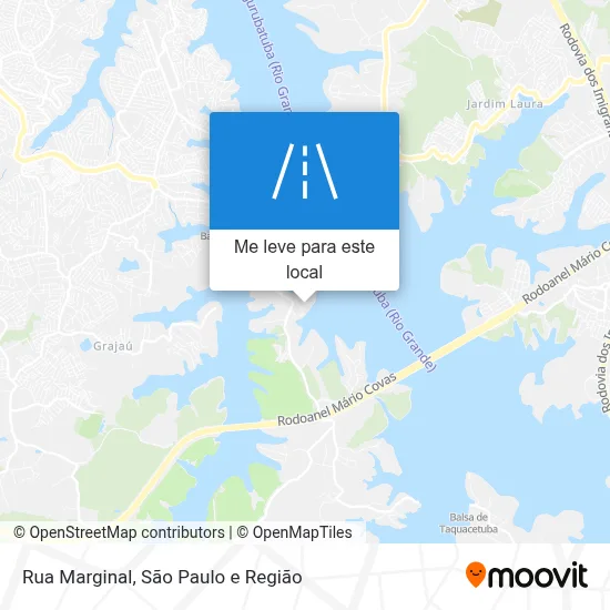 Rua Marginal mapa