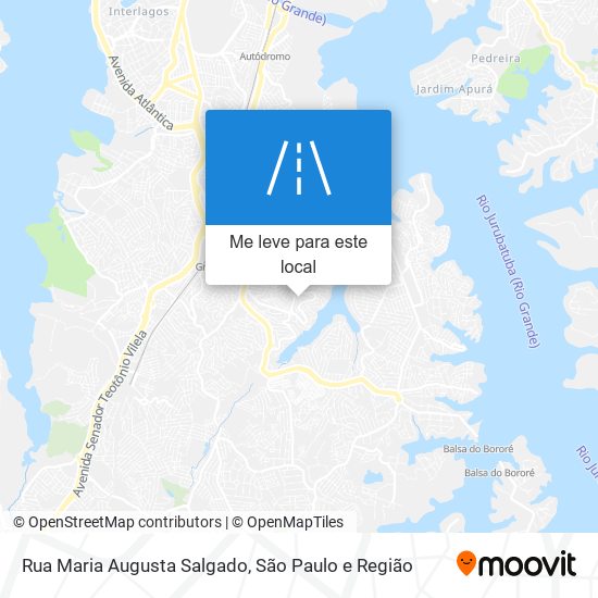 Rua Maria Augusta Salgado mapa