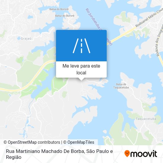 Rua Martiniano Machado De Borba mapa