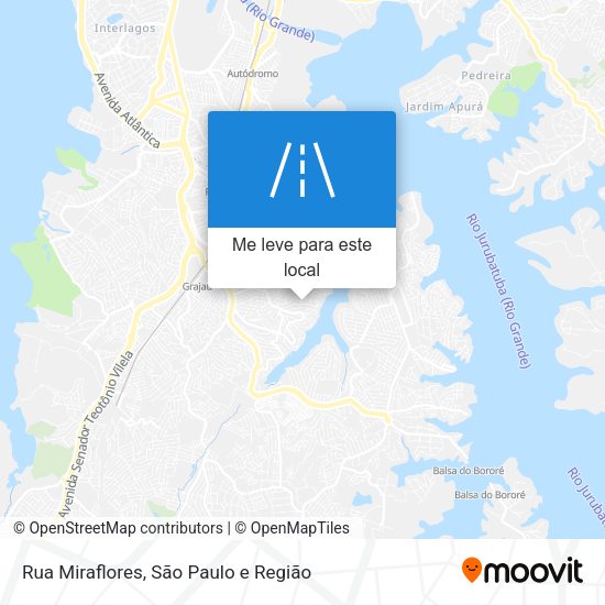 Rua Miraflores mapa