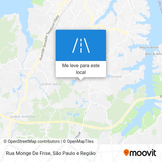 Rua Monge De Frise mapa